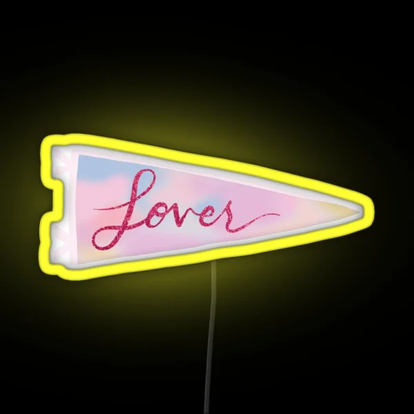 Lover Banner RGB Neon Sign