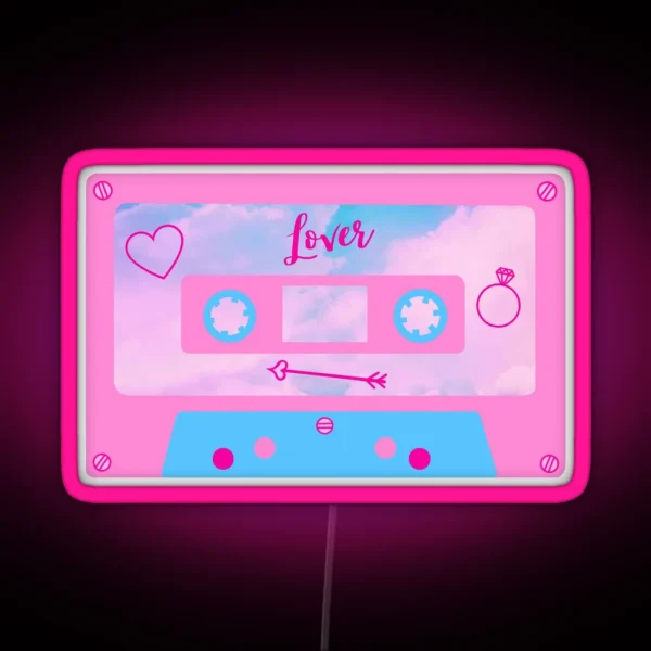 Lover Cassette RGB Neon Sign