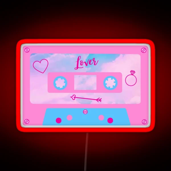 Lover Cassette RGB Neon Sign