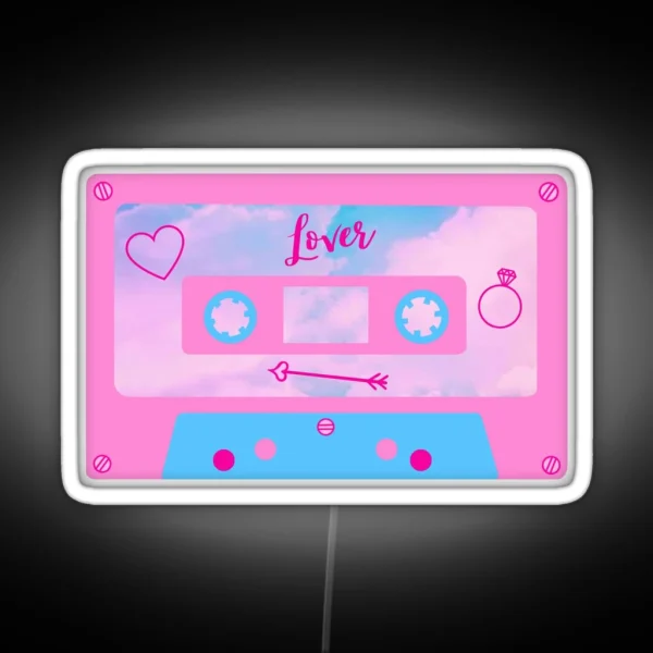 Lover Cassette RGB Neon Sign