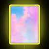 Vibrant Color-Changing RGB Neon Sign with Cloud Lover Design