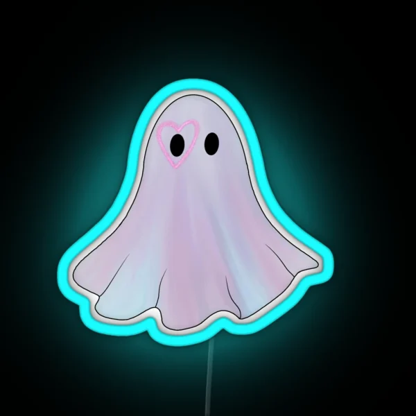 Lover Ghost RGB Neon Sign