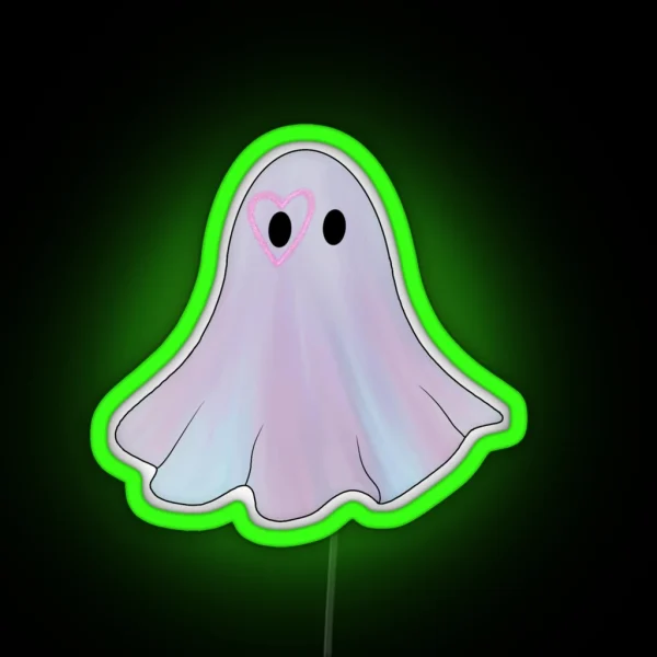Lover Ghost RGB Neon Sign