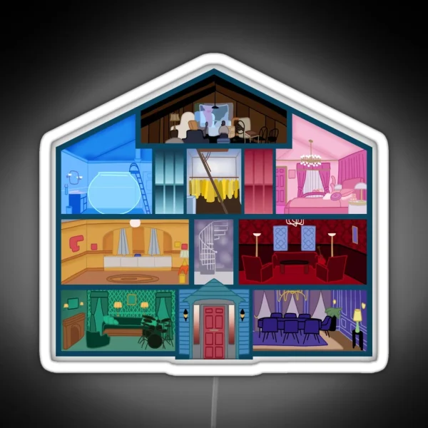 Lover House RGB Neon Sign