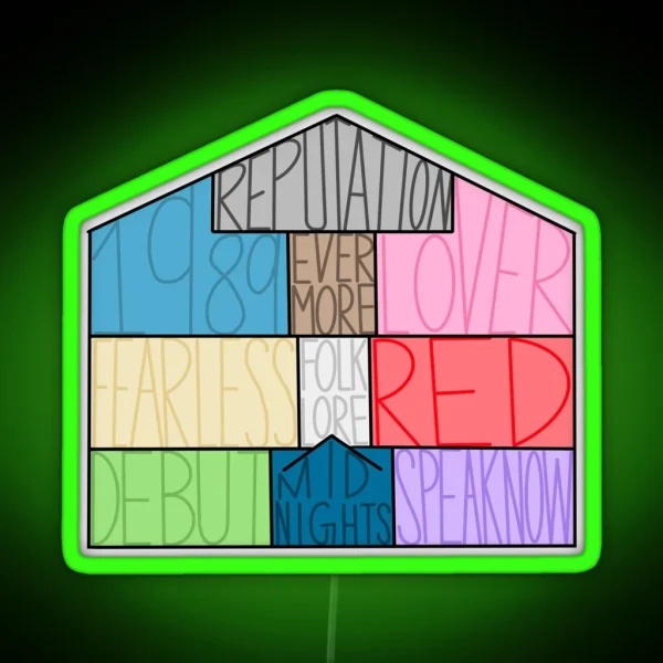 Lover House RGB Neon Sign
