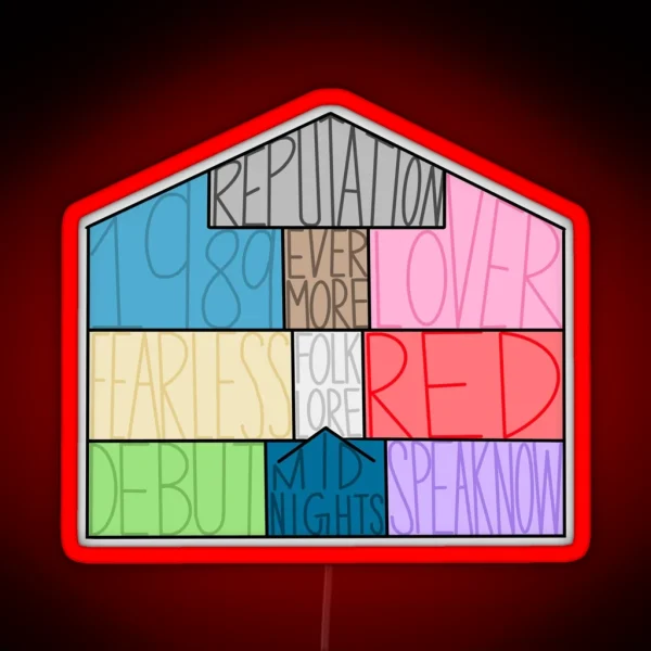 Lover House RGB Neon Sign