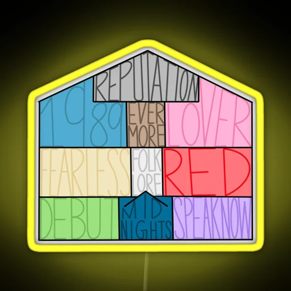 Lover House RGB Neon Sign
