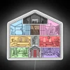 Romantic lover's abode ambiance enhancer with vibrant color changing lights.