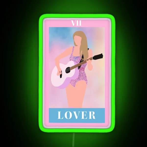 Lover Tarot Card RGB Neon Sign