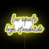 Eye-catching RGB LED Neon Sign with High-Quality Low Swooping Design