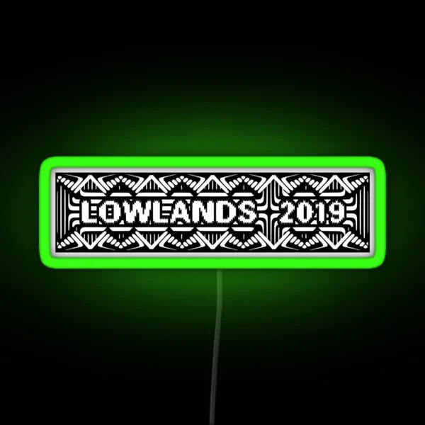 Lowlands Music Festival 2019 RGB Neon Sign
