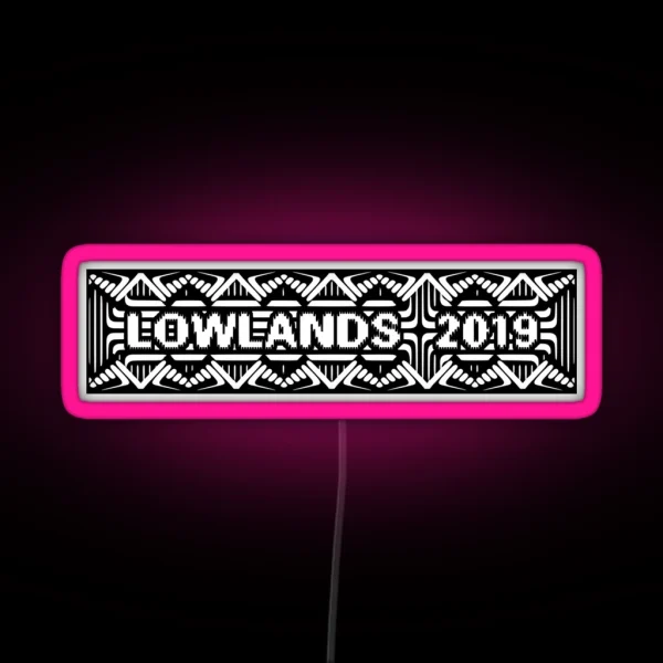 Lowlands Music Festival 2019 RGB Neon Sign