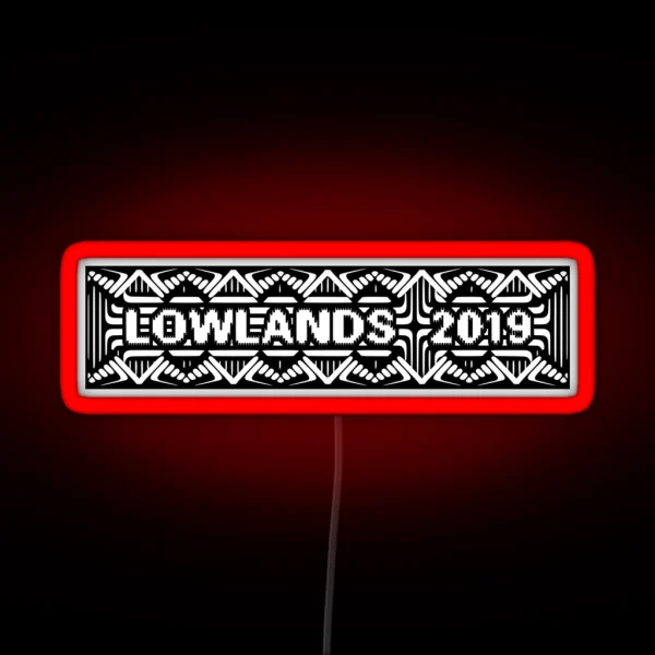 Lowlands Music Festival 2019 RGB Neon Sign