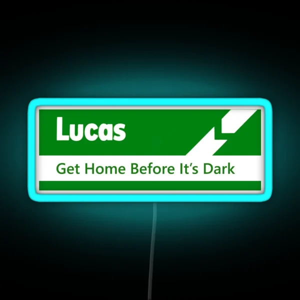 Lucas Electrics Get Home Before It S Dark RGB Neon Sign