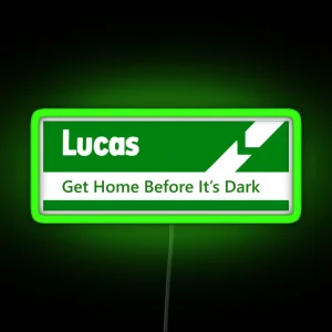 Lucas Electrics Get Home Before It S Dark RGB Neon Sign