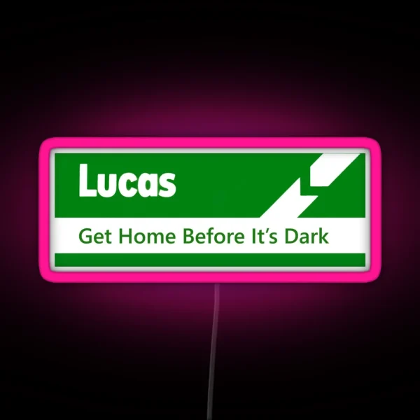 Lucas Electrics Get Home Before It S Dark RGB Neon Sign