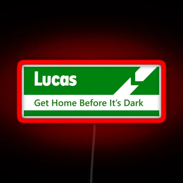 Lucas Electrics Get Home Before It S Dark RGB Neon Sign