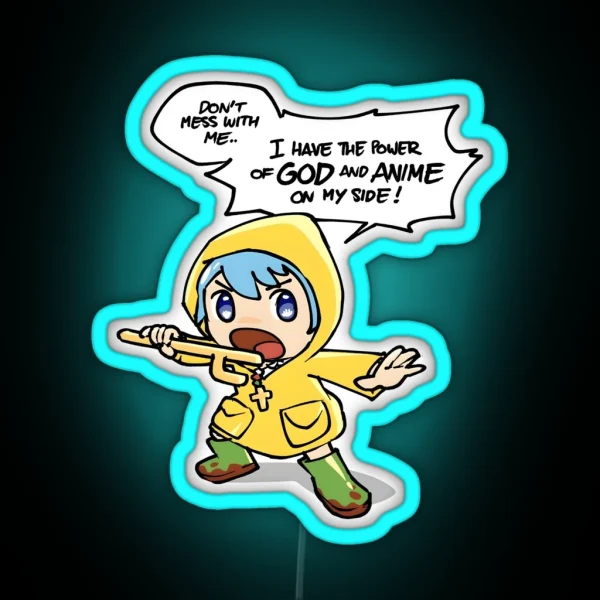 Luce The Vatican Mascot RGB Neon Sign