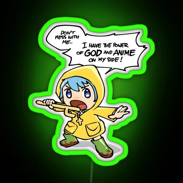 Luce The Vatican Mascot RGB Neon Sign