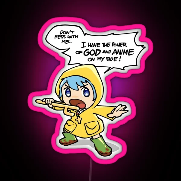 Luce The Vatican Mascot RGB Neon Sign