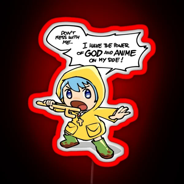 Luce The Vatican Mascot RGB Neon Sign