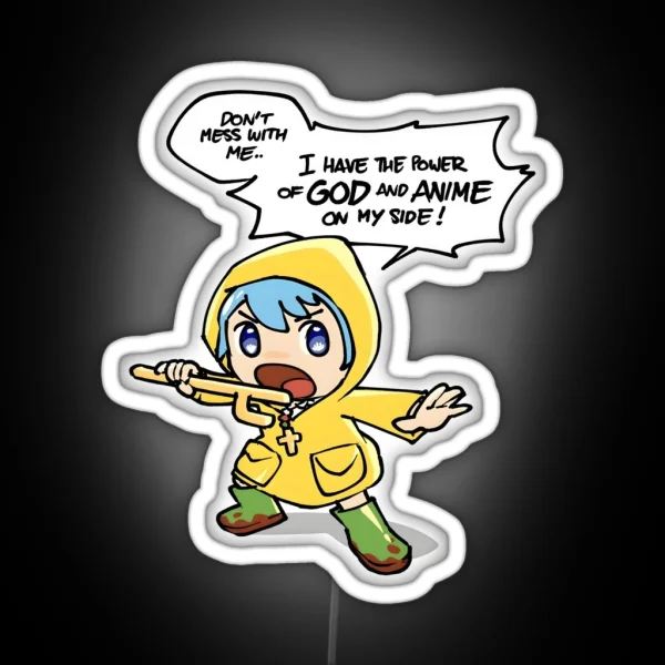 Luce The Vatican Mascot RGB Neon Sign