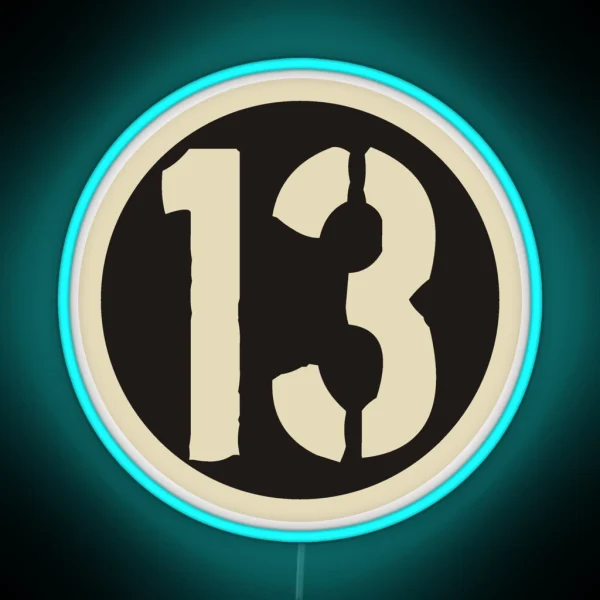 Lucky 13 RGB Neon Sign