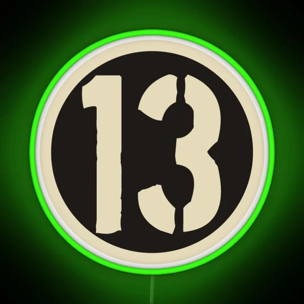 Lucky 13 RGB Neon Sign