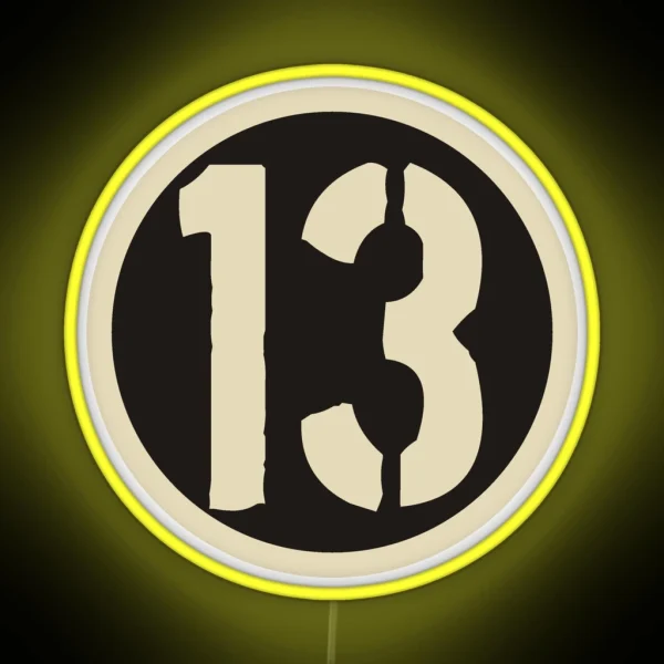 Lucky 13 RGB Neon Sign