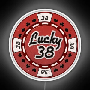 Lucky 38 Chip Led RGB Neon Sign