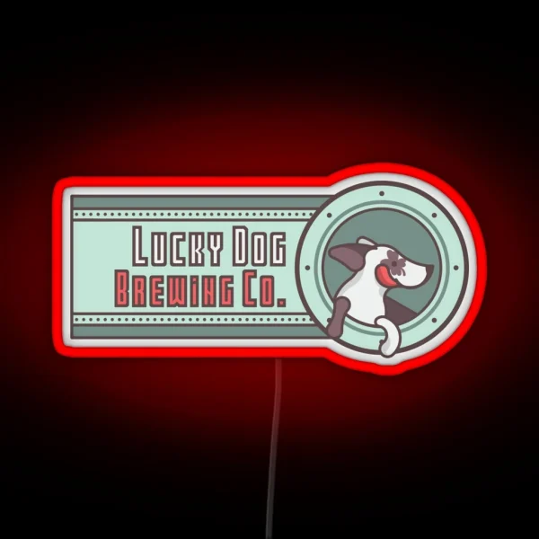Lucky Dog Brewing Co RGB Neon Sign