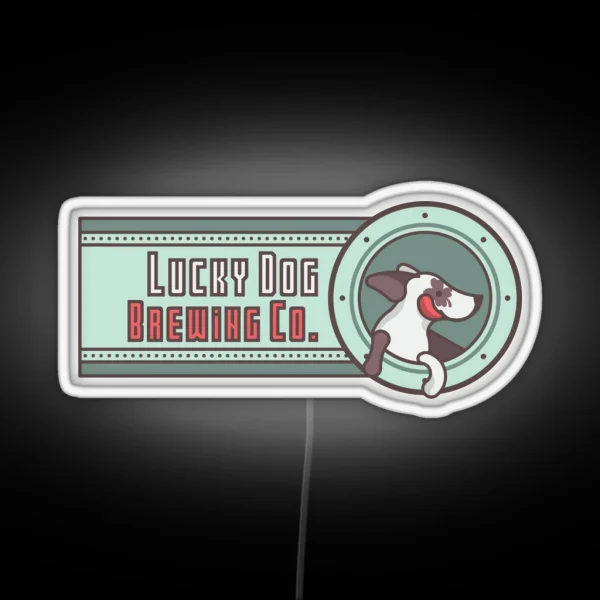 Lucky Dog Brewing Co RGB Neon Sign