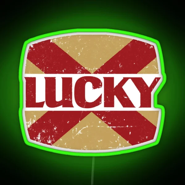 Lucky Lager Led RGB Neon Sign
