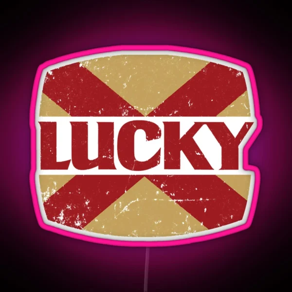 Lucky Lager Led RGB Neon Sign
