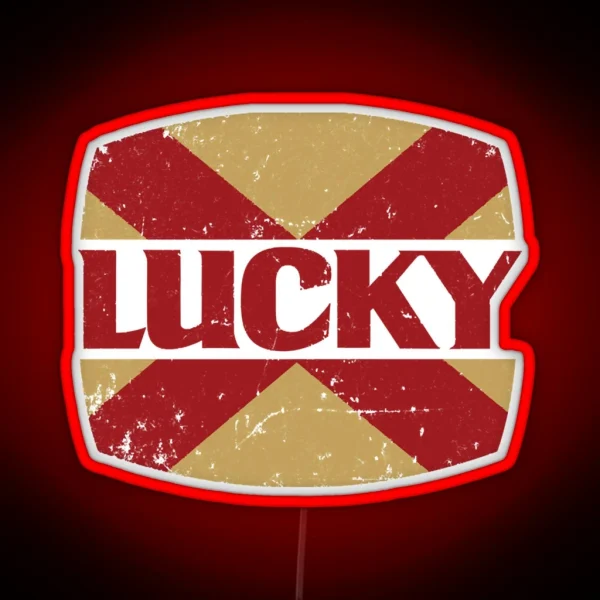 Lucky Lager Led RGB Neon Sign