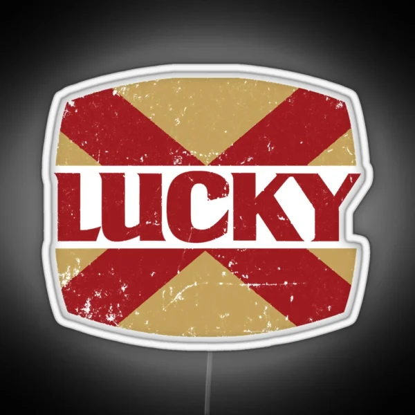 Lucky Lager Led RGB Neon Sign
