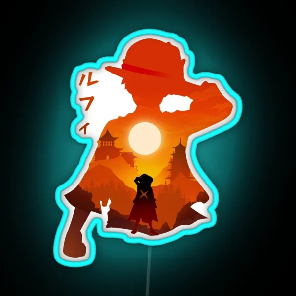 Luffy One Piece RGB Neon Sign
