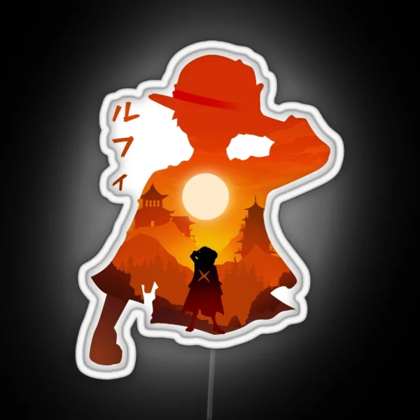 Luffy One Piece RGB Neon Sign