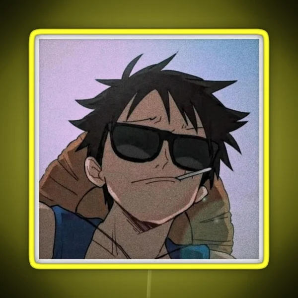 Luffy RGB Neon Sign