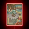 Empowering Anime Fans with Vibrant Colorful Retro Inspired Wall Art