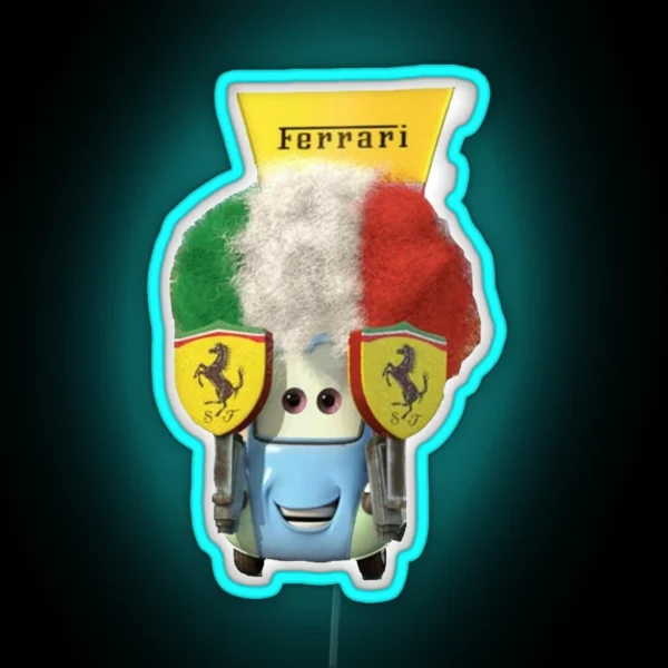Luigi Red F1 RGB Neon Sign