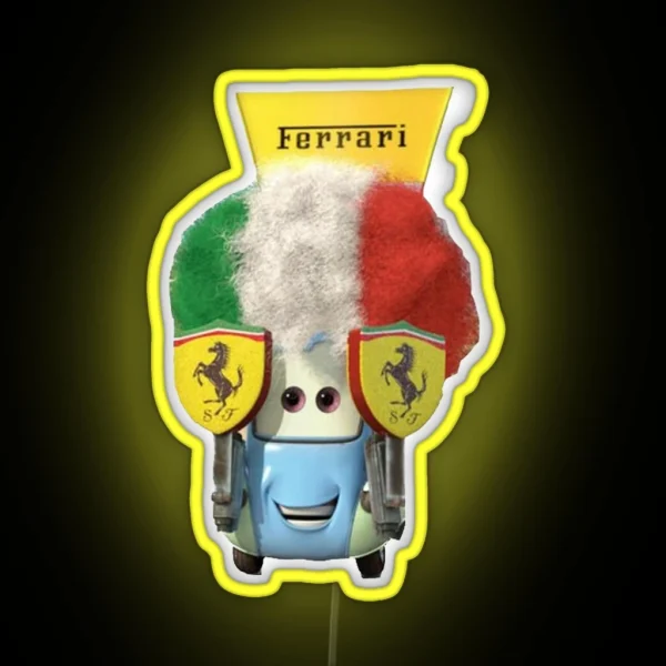 Luigi Red F1 RGB Neon Sign