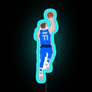 Luka Doncic RGB Neon Sign