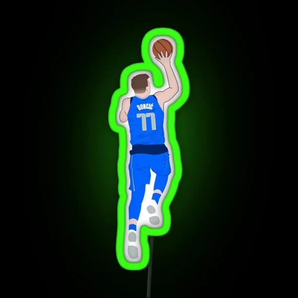 Luka Doncic RGB Neon Sign