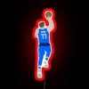 Luka Doncic Dallas Mavericks Star Player Neon Sign with RGB Effects