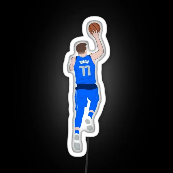 Luka Doncic RGB Neon Sign