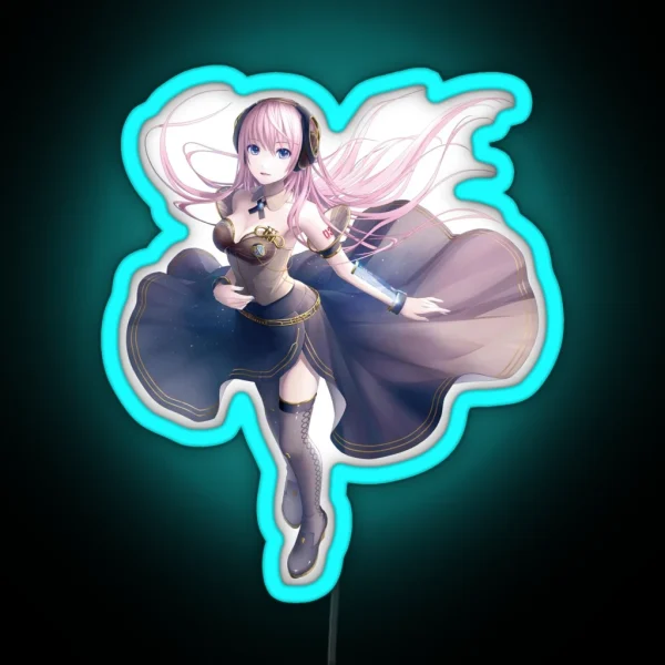 Luka Megurine Vocaloid 4 RGB Neon Sign
