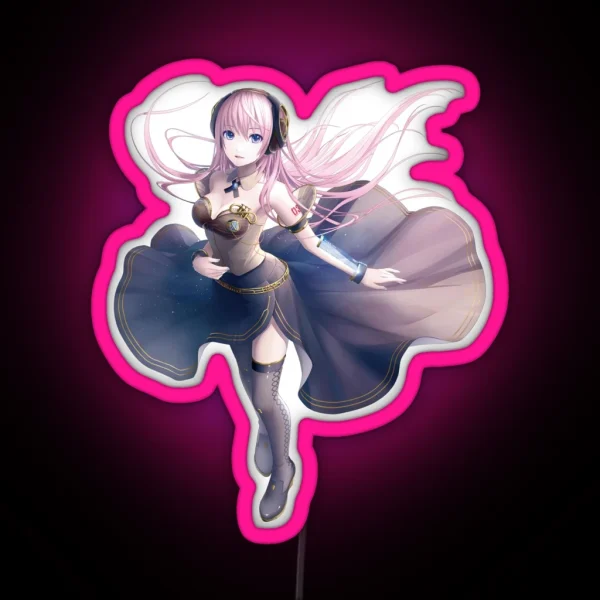 Luka Megurine Vocaloid 4 RGB Neon Sign