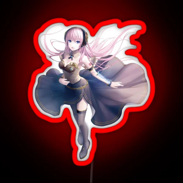 Luka Megurine Vocaloid 4 RGB Neon Sign