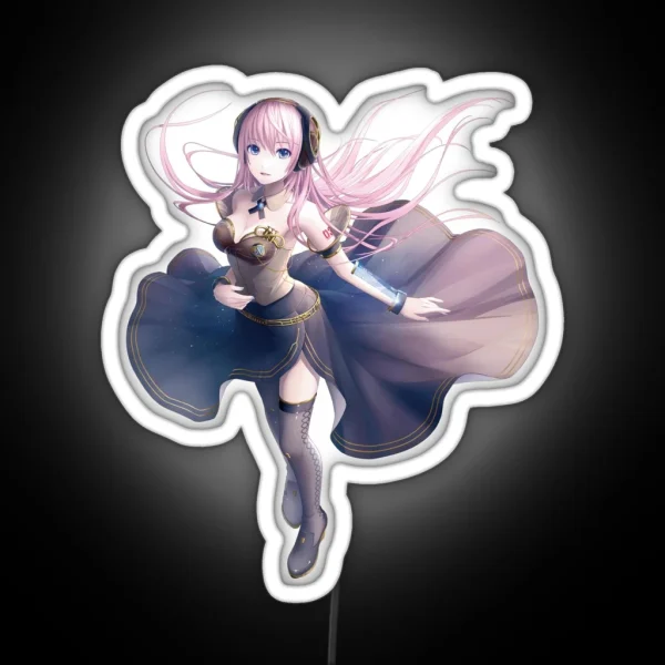 Luka Megurine Vocaloid 4 RGB Neon Sign